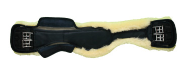 Preview: E.A. Mattes abnehmbarer Lammfell Bezug für SLIM-LINE Kurzgurt/Langgurt, englisch