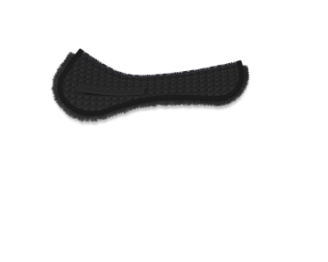 Preview: Mattes Correction Sattelkissen mit Fell im Sitzbereich - schnell verfügbar