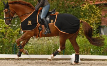 Preview: Mattes Eurofit Lammfell samt schwarz whiskey Fuchs