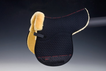 Preview: Christ Lammfell Satteldecke Spezial schwarz springen