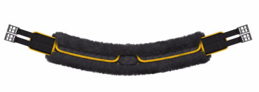 Preview: Mattes Lammfell Mond-Langgurt für Kleinpferde