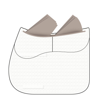 Preview: Mattes Eurofit Schabracke mit Correction