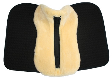 Preview: Mattes Lammfell mit Wirbelsäulenfreiheit