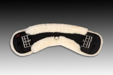 Preview: Christ Lammfell Mondgurt für Kleinpferde, natur