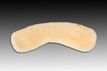 Preview: Christ Lammfell Mondgurt für Kleinpferde, natur