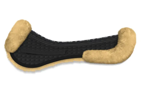 Mattes Correction Sattelkissen mit Rand vorne und hinten, Fell im Sitzbereich, schnell verfügbar